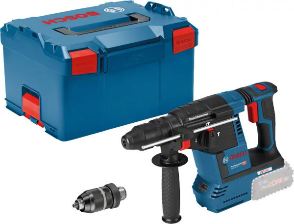 Bosch Akku Bohrhammer GBH 18V-26F - SDS-Plus - L-BOXX - ohne Akku/Ladegerät