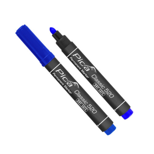 Pica Classic - Permanent Marker - wasserfest - blau - 520/41