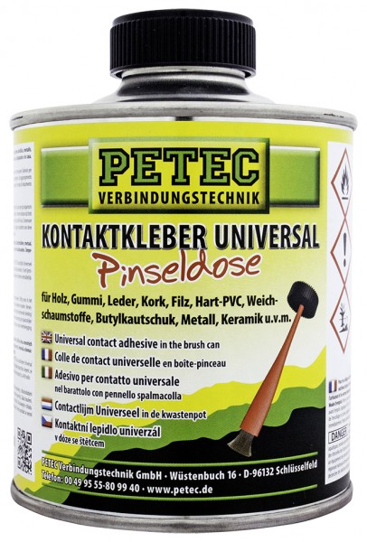 Petec 93935 Kontaktkleber Universal - 350ml - Pinseldose - universell