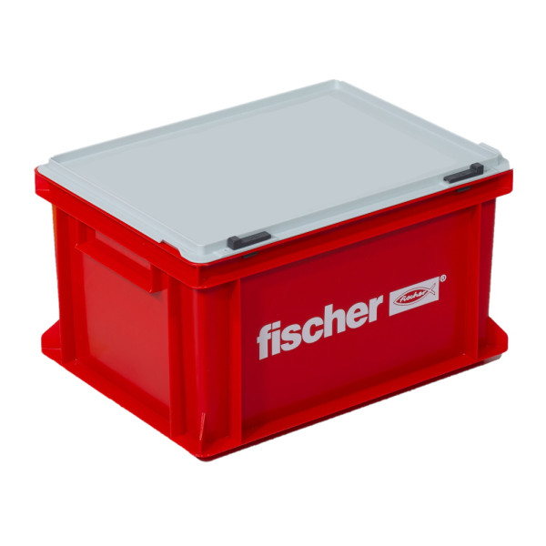 Fischer Handwerker Koffer - Transportbox - Aufbewahrungsbox groß aus Kunststoff
