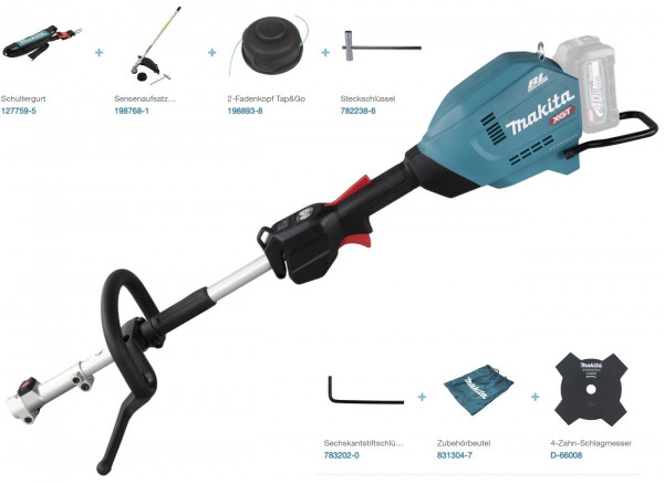 Makita Akku-Multifunktionsantrieb - UX01GZ01 - 40V - 0-9.700 min - 3,5kg