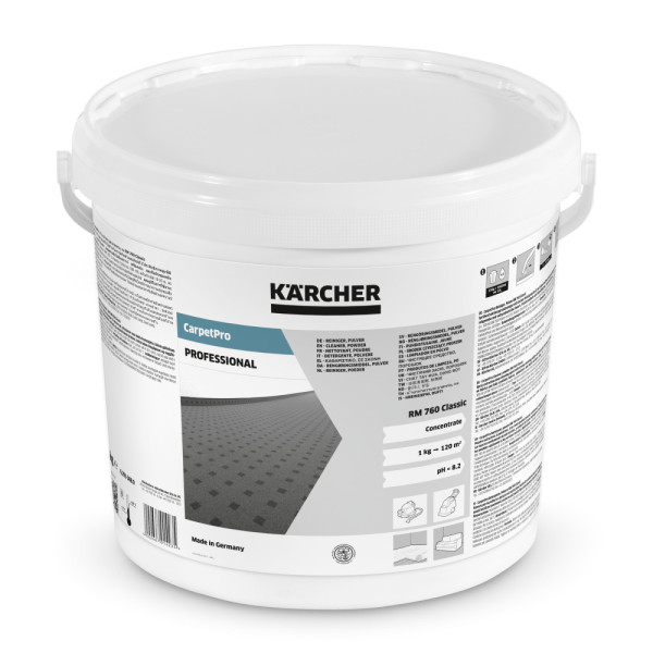 Kärcher Reiniger Teppichreiniger RM760 Pulver Classic - 10kg - CarpetPro - Eimer