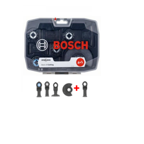 BOSCH Starlock Set Best of Cutting - 5-teilig - im Koffer Mini L-BOXX für GOP