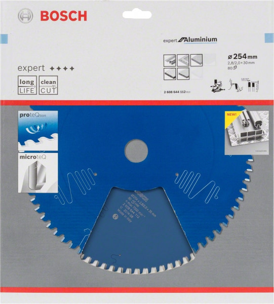 Bosch Sägeblatt Kreissägeblatt EXPERT FOR Aluminium - Ø 216mm - 254mm