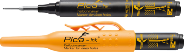 Pica-Ink Tieflochmarker - 150/46 - schwarz