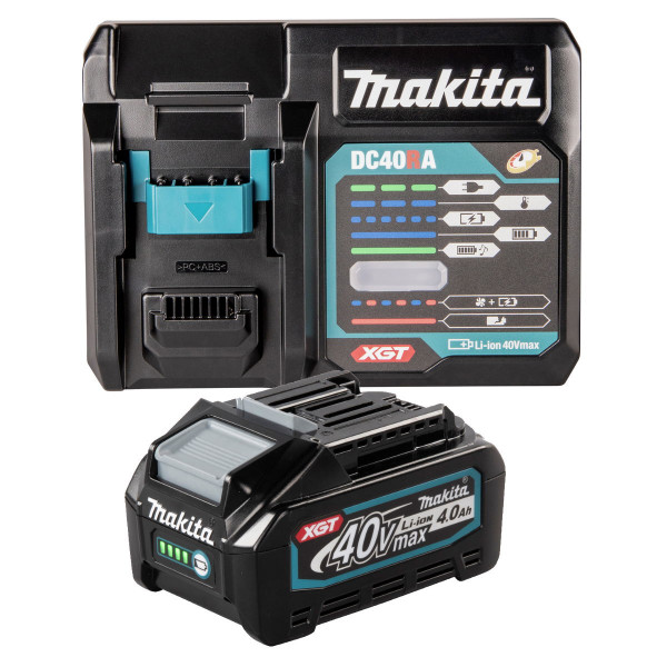 Makita Schnellladegerät - DC40RA - 40V - inklusive 1x 4Ah Akku