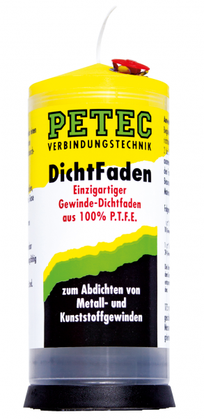 Petec Gewinde-Dichtfaden- 175 Meter - für alle Gewindearten Materialien - 85175