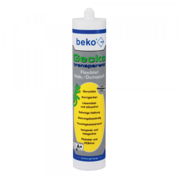 Beko Gecko transparent 290 ml - Klebstoff - Dichtstoff - flexibel