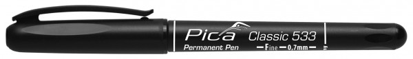 Pica Classic 533 - Permanent Pen - schwarz - FINE Spitze - 533/46