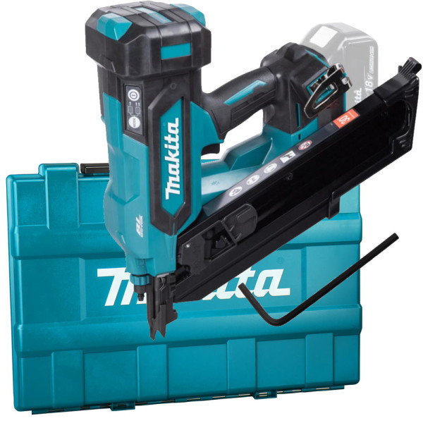 Makita Akku-Streifennagler DBN900ZK - 18V - 50-90mm - D-Kopf-Nägel - Koffer