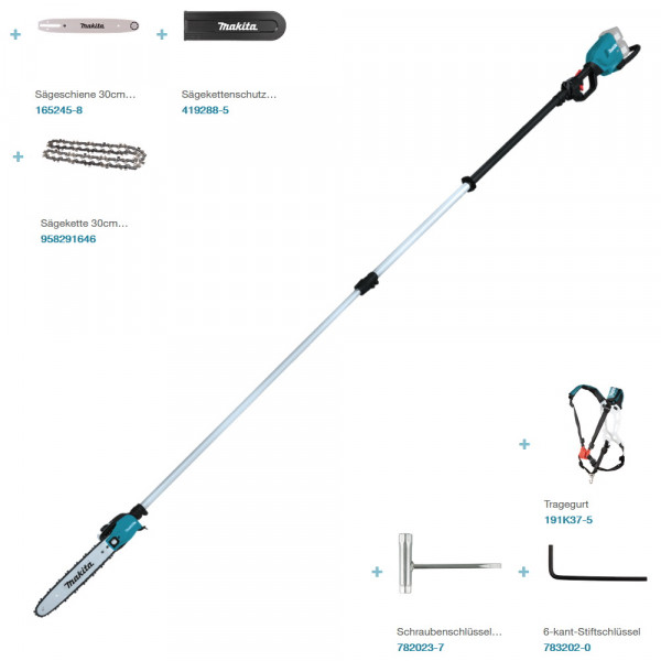 Makita Akku-Hochentaster 18V - DUA301 Z - im Karton - ohne Akku/Ladegerät