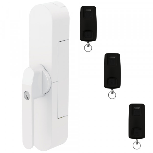 ABUS Bluetooth Fensterantrieb WINTECTO ONE in weiß - inklusive 3x Fernbedienung