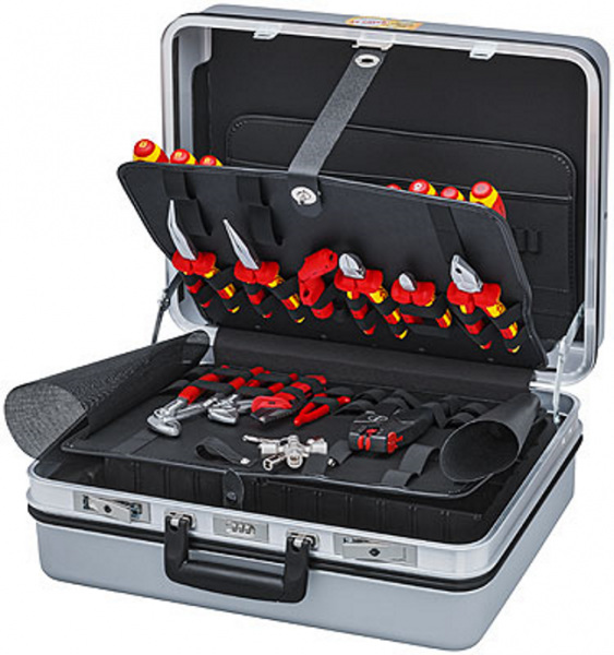 Knipex 00 21 30 Werkzeugkoffer Elektro - 23-teilig - bestückt - 9,4kg