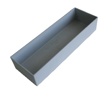 HM Müllner Wechselbox - B108 x T324 x H63 - grau