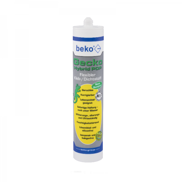 Beko Gecko Hybrid POP 310 ml GRAU Kleb-/Dichtstoff