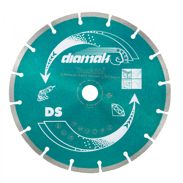 Makita D-61145 DIAMAK - Diamanttrennscheibe - 230mm - für große Winkelschleifer