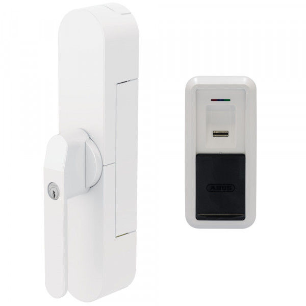 ABUS Bluetooth Fensterantrieb WINTECTO ONE in weiß - inklusive 1x Fingerscanner
