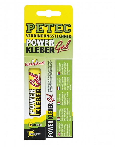 Petec 93720 POWER Kleber Gel - 20 Gramm Tube - Universal