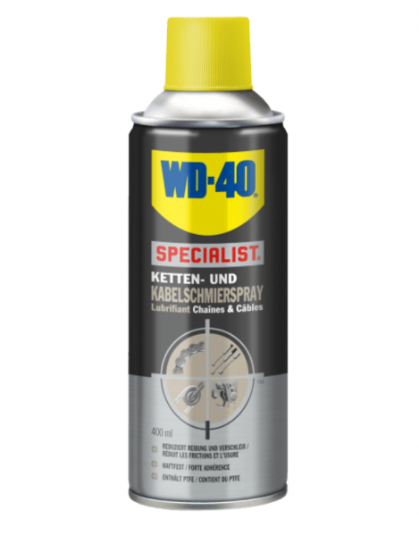 WD-40 WD40 SPECIALIST® Kettenspray Kabelschmierspray - 49970 - 400ml