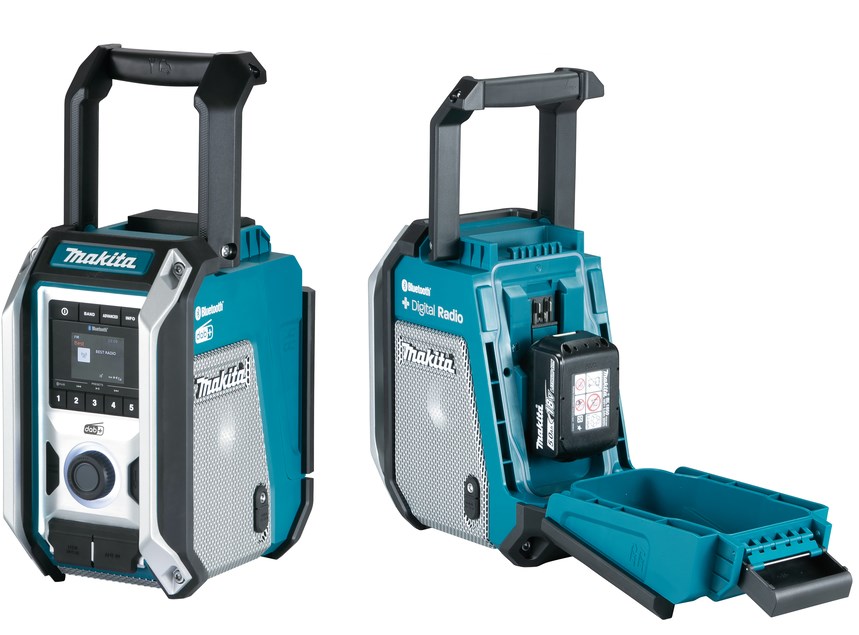 Makita AkkuBaustellenradio DMR115 mit Subwoofer 1218V DAB+ Bluetooth eBay