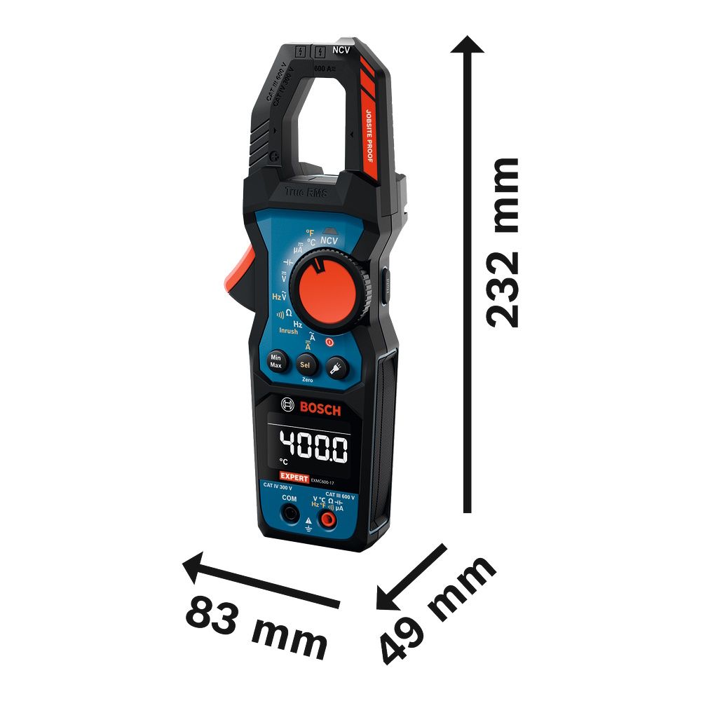 Bosch Strommesszange EXMC600-17 600A AC/DC IP54